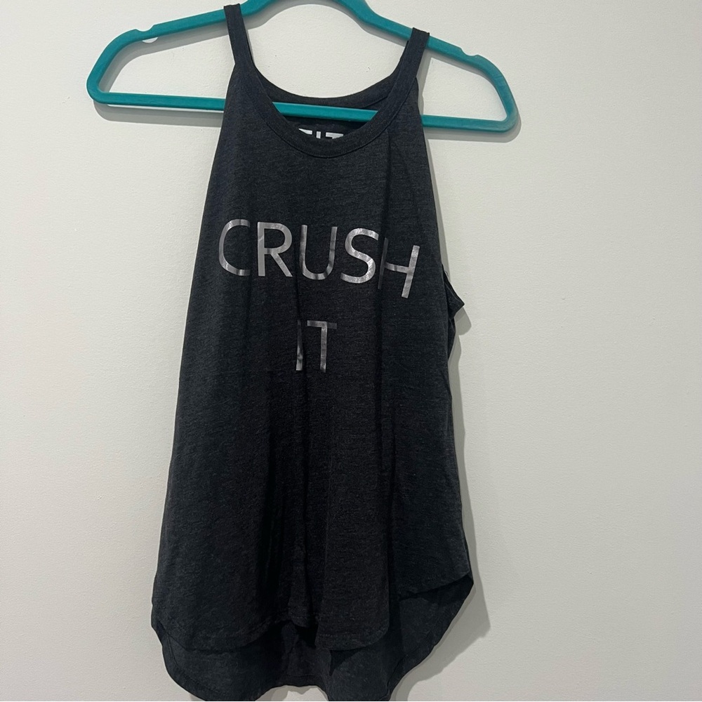 Dark Gray Workout Tank Top